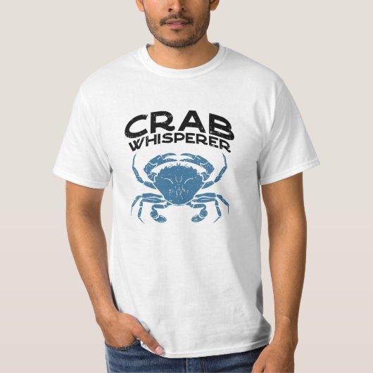 Crab Whisperer  Crabbing T-shirt (Voorkant)