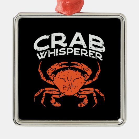 Crab Whisperer  Metalen Ornament (Voorkant)