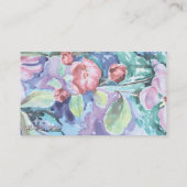  Crabapple Blossom Card Visitekaartje (Achterkant)