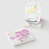 Crabapple blossom Onderzetter (Zijkant)