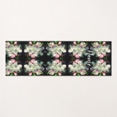 Crabapple Spring Blossom Abstract - Gepersonalisee Yogamat (Voorkant (horizontaal))