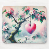 Crabapple Tree Heart Muismat (Voorkant)