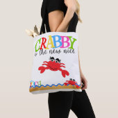 Crabby All-Over-Print Canvas tas, medium Draagtas (Dichtbij)