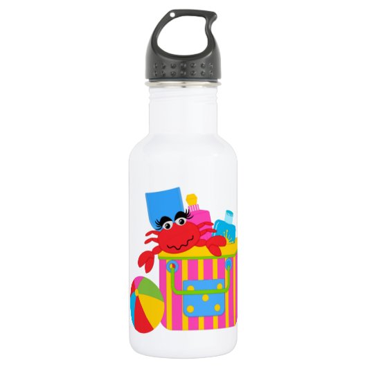 Crabby - Bouteille d'eau (18 oz) (Devant)