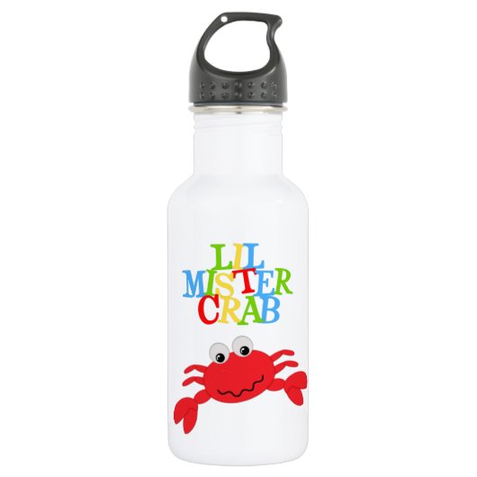 Crabby - Bouteille d'eau (18 oz) (Devant)