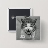 Crabby Cat Button (Voorkant /achterkant)