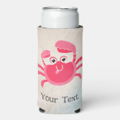 Crabby Crab Design Seltzer Koelbox (Seltzer Voorkant)