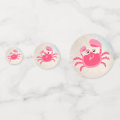 Crabby Crab Design Table Confetti (Achterkanten)