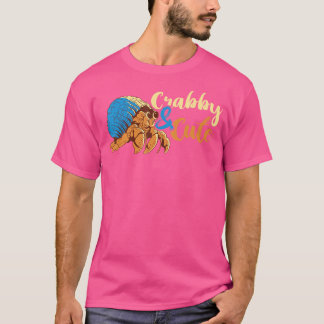 Crabby en Schattigee heremietkreeft Zee Animals He T-shirt