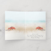 Crabby Mischief - Nom personnalisé Carte d'anniver (Couchage intérieur)