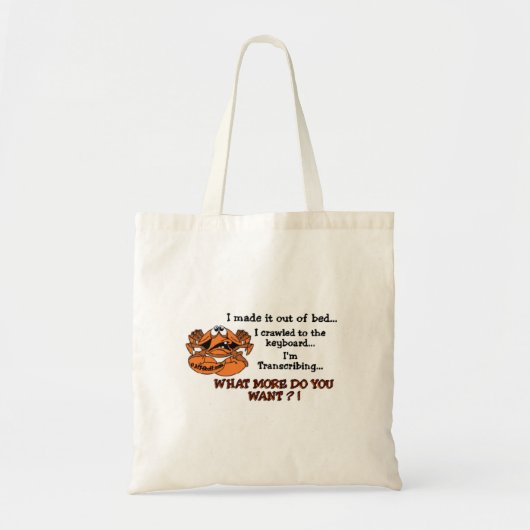 Crabby MT Tote Bag (Voorkant)