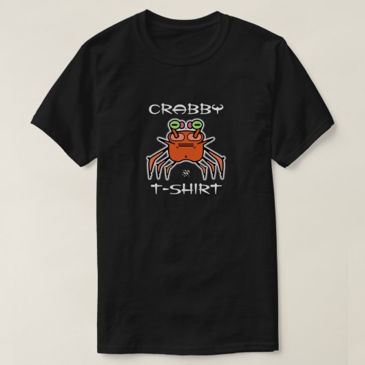 Crabby t-shirt blague v2 (Design devant)