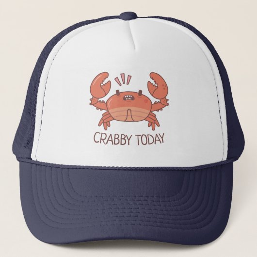 Crabby Today Fierce Crab Bad Trucker Pet (Voorkant)