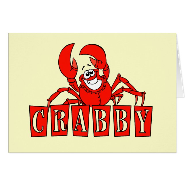 Crabby Tshirts en Gifts (Voorkant Horizontaal)