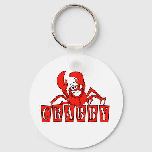 Crabby Tshirts en Gifts Sleutelhanger (Voorkant)