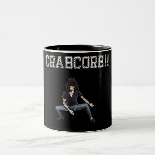 CRABCORE! -Mok Tweekleurige Koffiemok (Center)