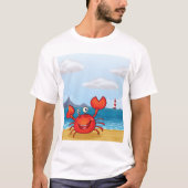 Crabe À La T-Shirt De La Mer (Devant)