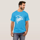 Crabe blanc Fruits de mer Peronalized T-shirt (Devant entier)