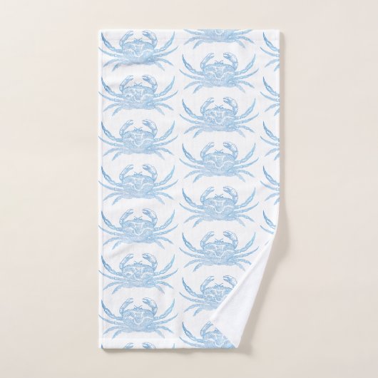 Crabe bleu (Serviette à main)
