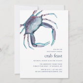 Crabe bleu | Invitation à la fête du crabe (Devant)