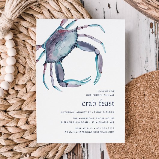 Crabe bleu | Invitation à la fête du crabe