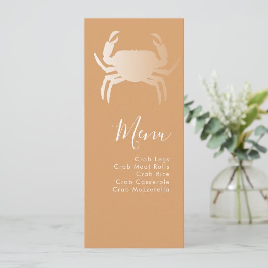 Crabe Boule Nautique Plage Mariage Terme Menu (Debout devant)