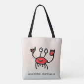 Crabe Confiant – Sac Fourre-tout du Quotidien (Dos)