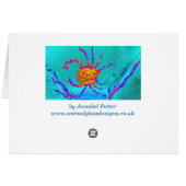 Crabe Cool d'art des animaux marins (Dos Horizontal)
