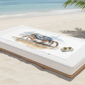 Crabe de plage à l'aquarelle