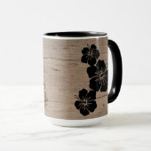 Crabe et Hibiscus Mug 15oz (Devant droit)