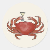 Crabe et Martini Autocollants (Devant)
