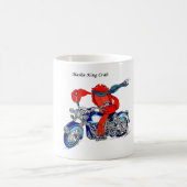 Crabe géant de l'Alaska sur moto Mug (Centre)