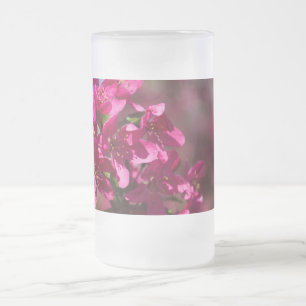 Crabe Pommes ombres de verre givrée Beer Mug