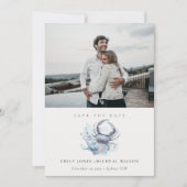 Crabe sous-marin Corail Photo Enregistrer la carte (Devant)