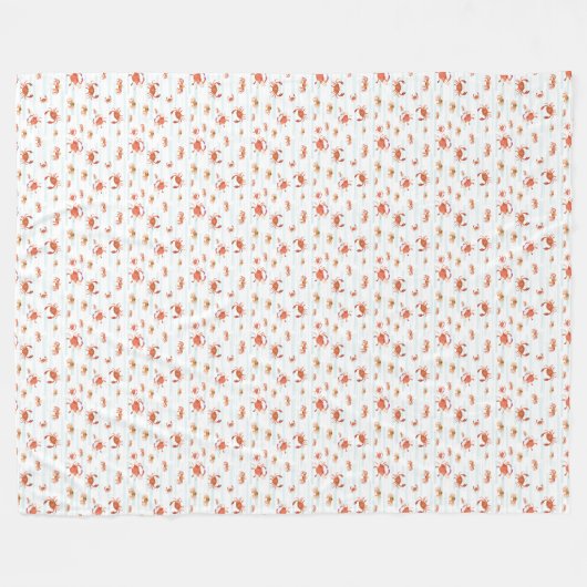 Crabes côtiers et rayures nautiques Couverture con (Devant (Horizontal))