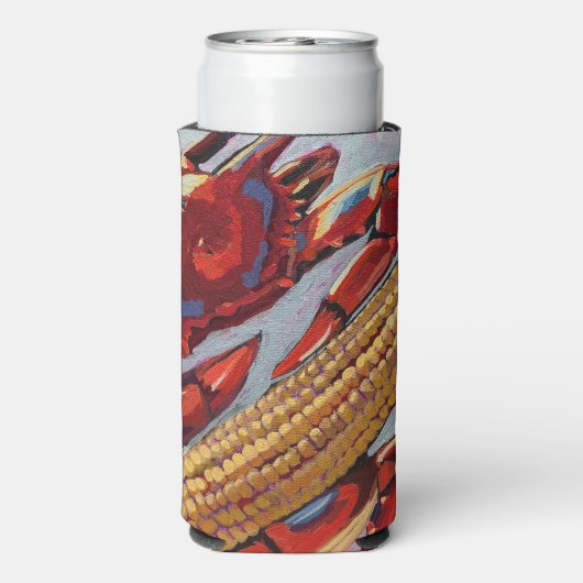 Crabs 'n Corn Coozie (Seltzer Achterkant)