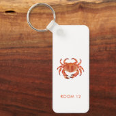 Crabs Seaside Coastal Beach House Verhuur kamer Sleutelhanger (Voorkant)