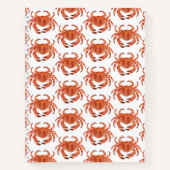 Crabs Seaside Pattern Notitieboek (Voorkant)