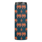 Crabs Seaside Pattern Thermosbeker (Achterkant)