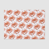 Crabs Seaside Pattern Tissuepapier (Voorkant)