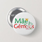Crachá Mãe de Gémeos Ronde Button 5,7 Cm (Voorkant /achterkant)
