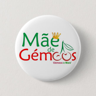 Crachá Mãe de Gémeos Ronde Button 5,7 Cm