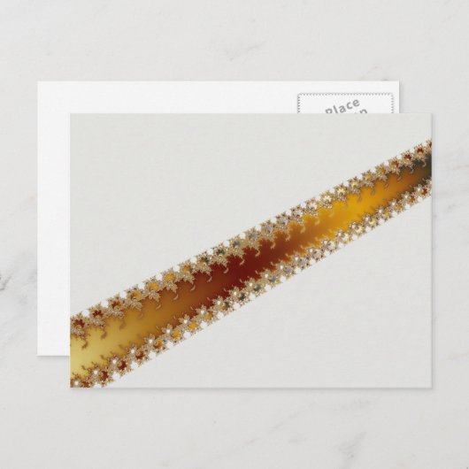 Crack - Carte postale fractale (Devant / Derrière)