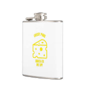 Crack cheesy punts grappige kaasgrappen heupfles (Links)