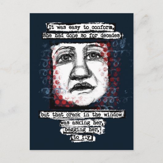 Crack in het Briefkaart Venster (Voorkant)