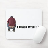 Crack Myself-Up Mousepad Muismat (Met muis)