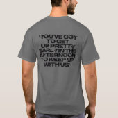 Crack of Noon Club T-shirt (Achterkant)