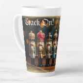 Crack On Nutcracker Latte Mug (Angle gauche)