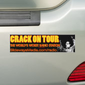 Crack On Tour Radio Bumpersticker (Op auto)