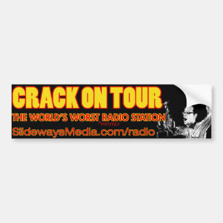 Crack On Tour Radio Bumpersticker